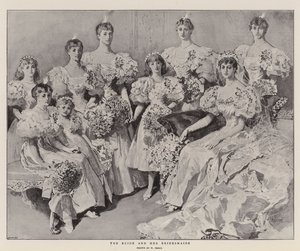 La novia y sus damas de honor de William Small